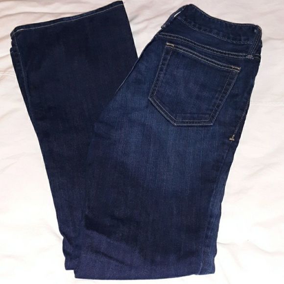Eddie Bauer Curvy Fit Boot‎ Cut Jeans Size 2 - Picture 1 of 8